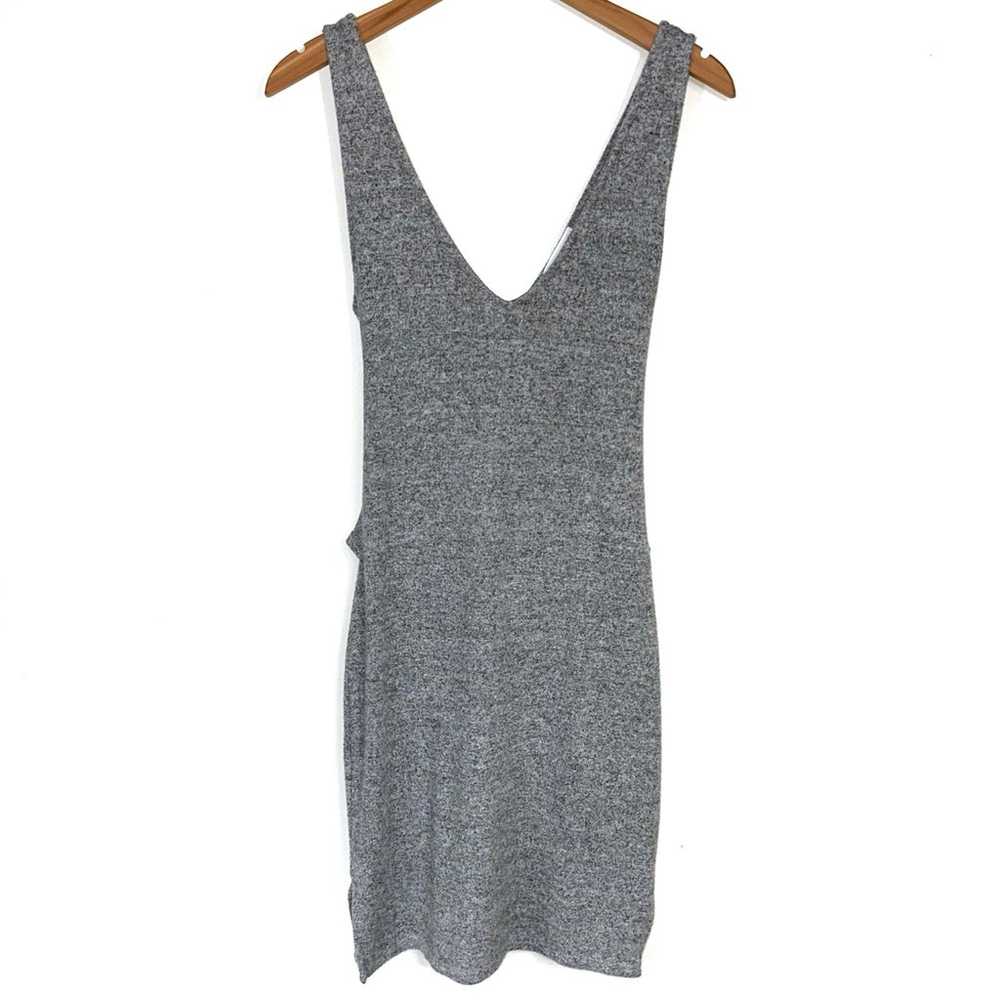 Revolve Lovers + Friends Bari Heather Grey Tie Fr… - image 10