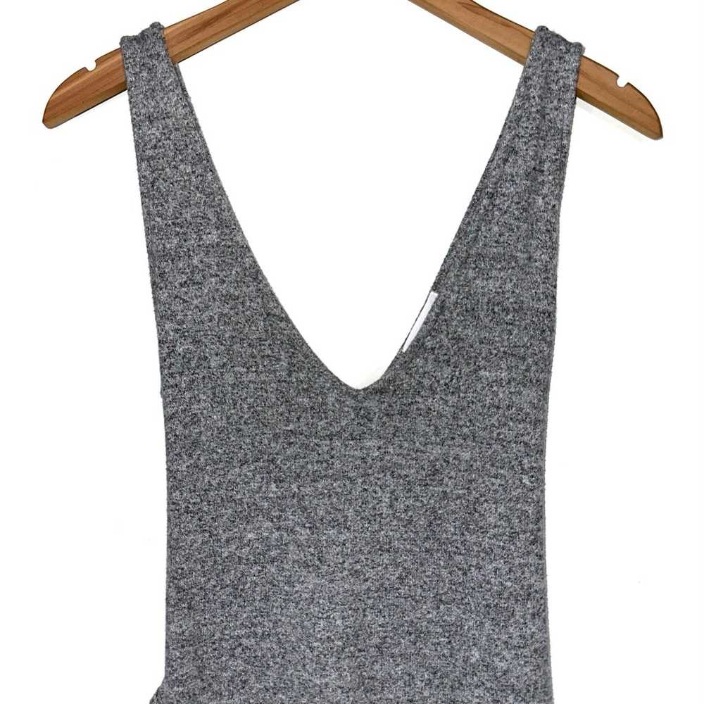 Revolve Lovers + Friends Bari Heather Grey Tie Fr… - image 5