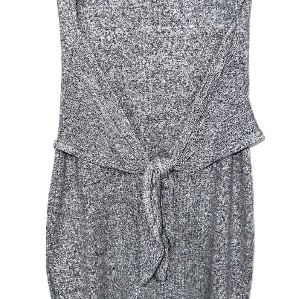 Revolve Lovers + Friends Bari Heather Grey Tie Fr… - image 6