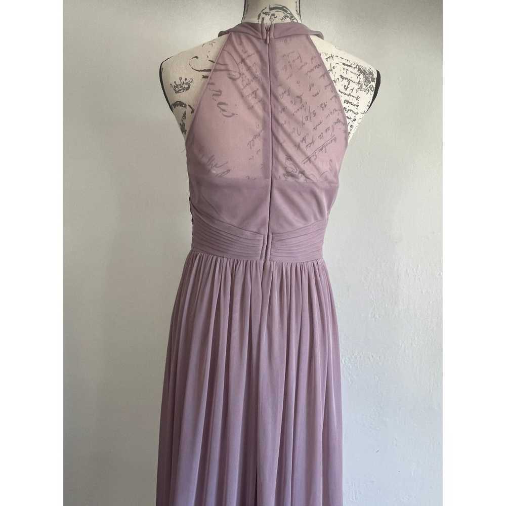 Mauve Cindy Collection USA  Chiffon Halter Neck G… - image 4