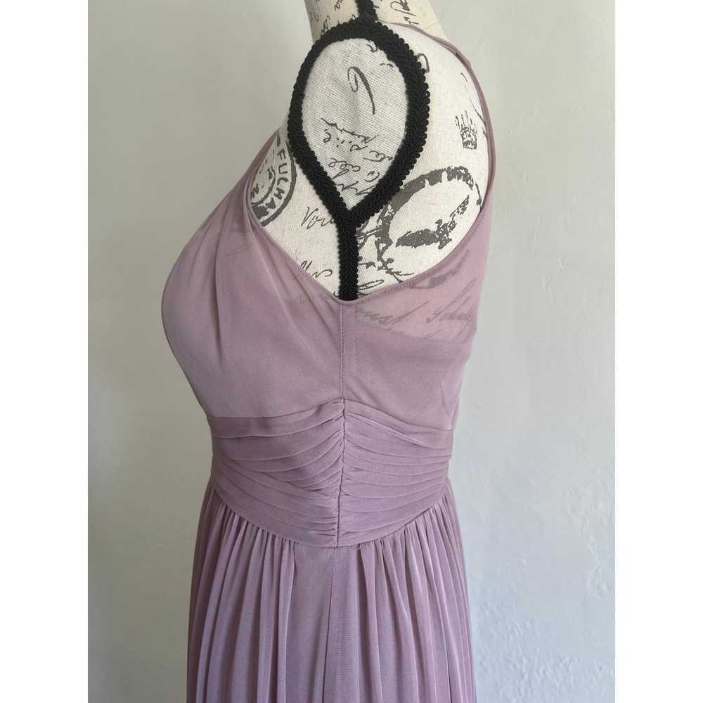 Mauve Cindy Collection USA  Chiffon Halter Neck G… - image 6