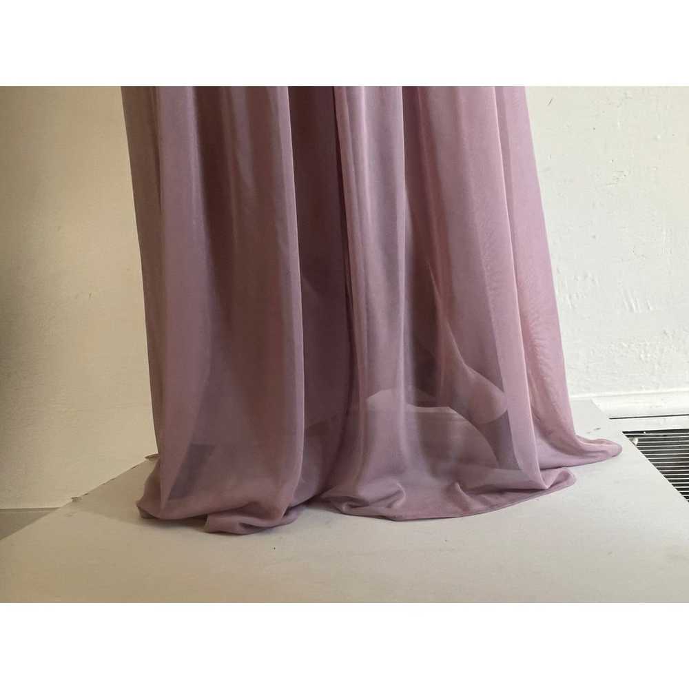 Mauve Cindy Collection USA  Chiffon Halter Neck G… - image 7