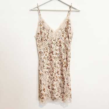 Victoria’s Secret Lace Floral Paisley Satin Mini A