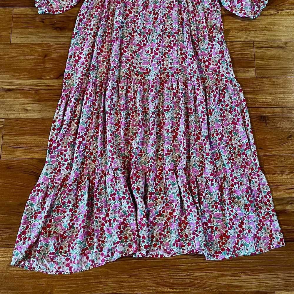 Vintage Liberty Print Floral Boho Maxi Dress Spel… - image 9