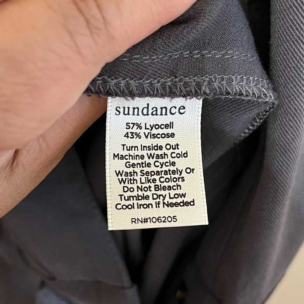 Sundance Women All Roads Jumpsuit XL Gray Half Sl… - image 11