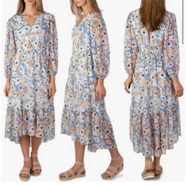 Joie limited edition print floral print midi dress