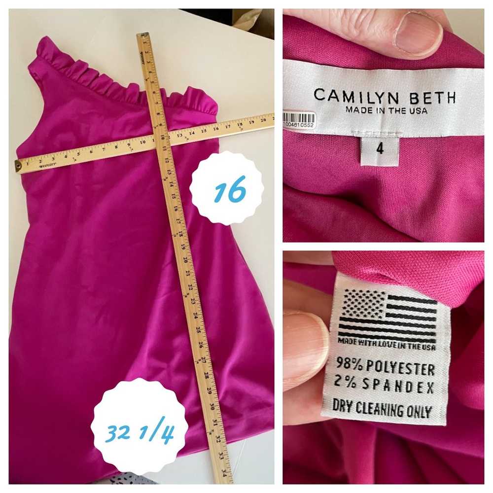 Camilyn Beth Womens Sz 4 The Silvie Fuchsia One S… - image 7