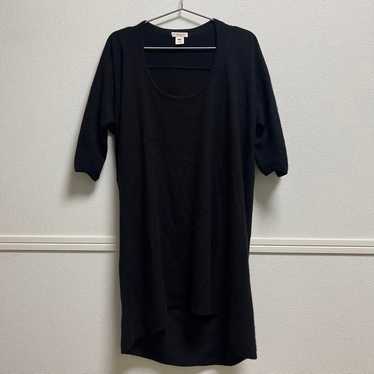 DEMYLEE 100% Cashmere Black Long Dress S - image 1