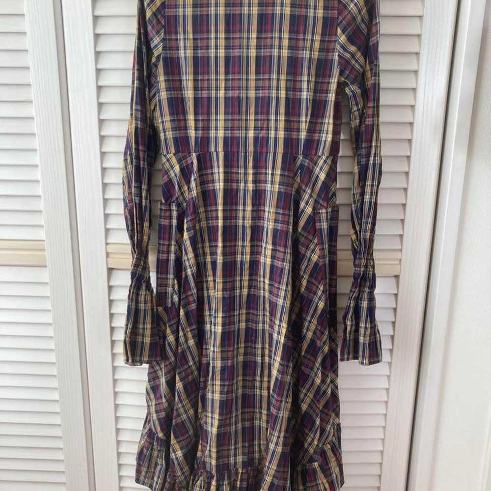 ELIN Checked Long Sleeve Dress - image 3