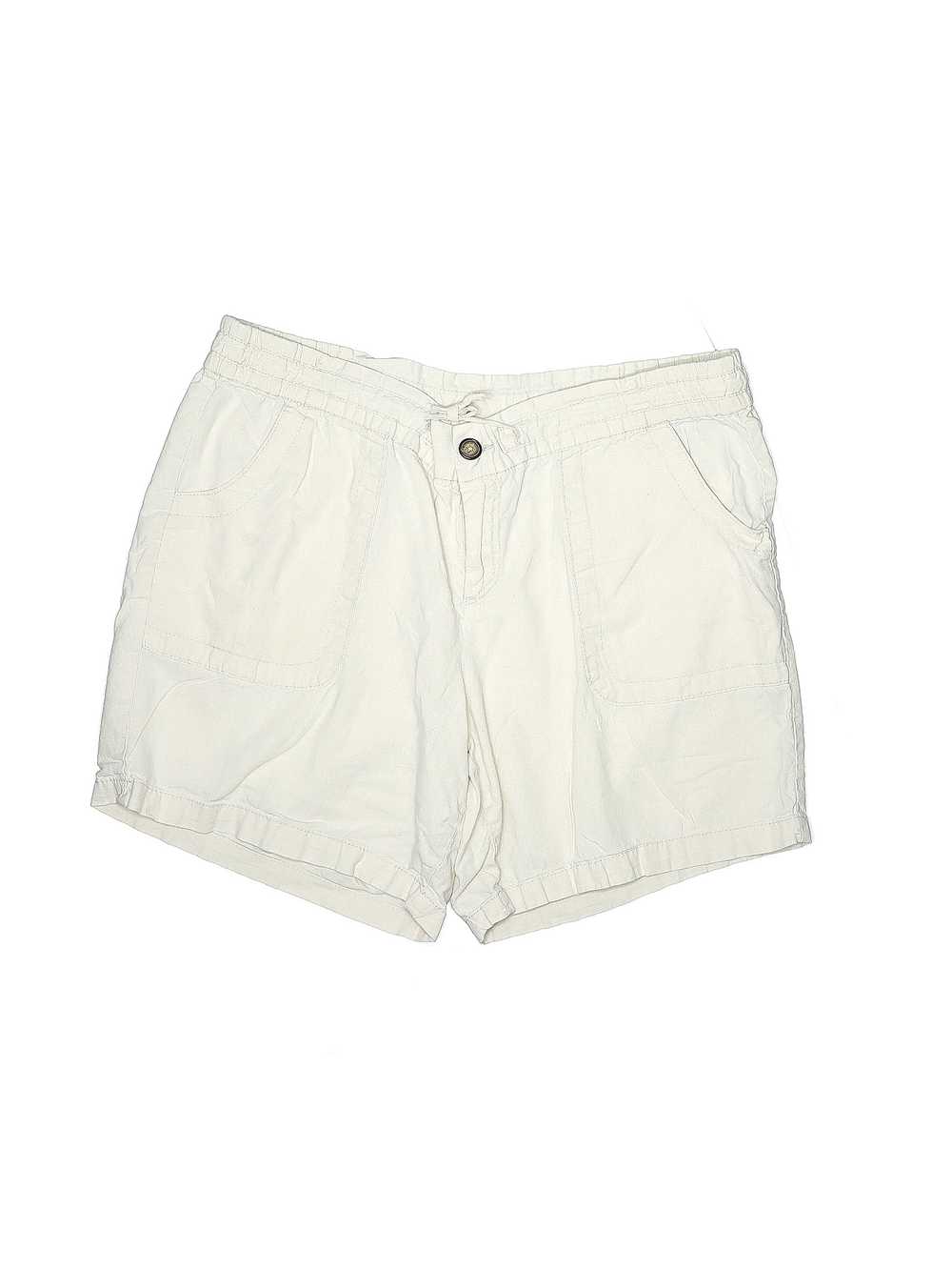 Lane Bryant Women Ivory Shorts 20 Plus - image 1