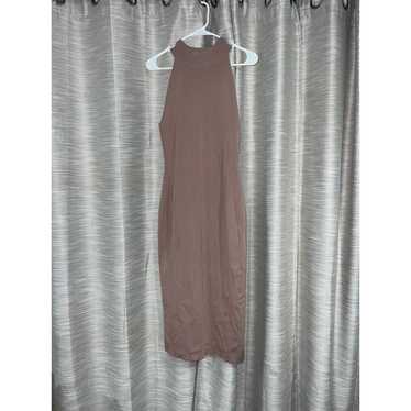 Babaton mock neck sleeveless dress size large