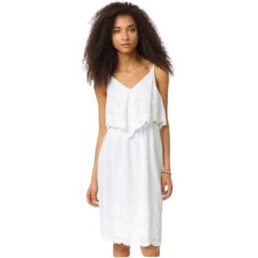 New WAYF White Handkerchief Overlay Dress