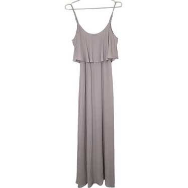 Show me Your Mumu Caitlin Ruffle Maxi Dress Sz Me… - image 1