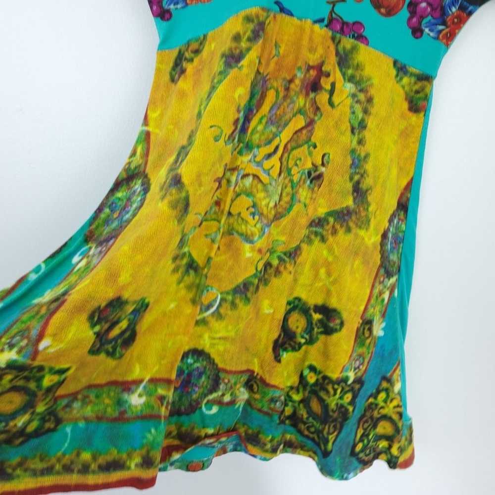 Desigual Dress Medium A-line Colorful Mixed Patte… - image 3