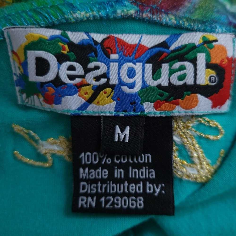 Desigual Dress Medium A-line Colorful Mixed Patte… - image 6