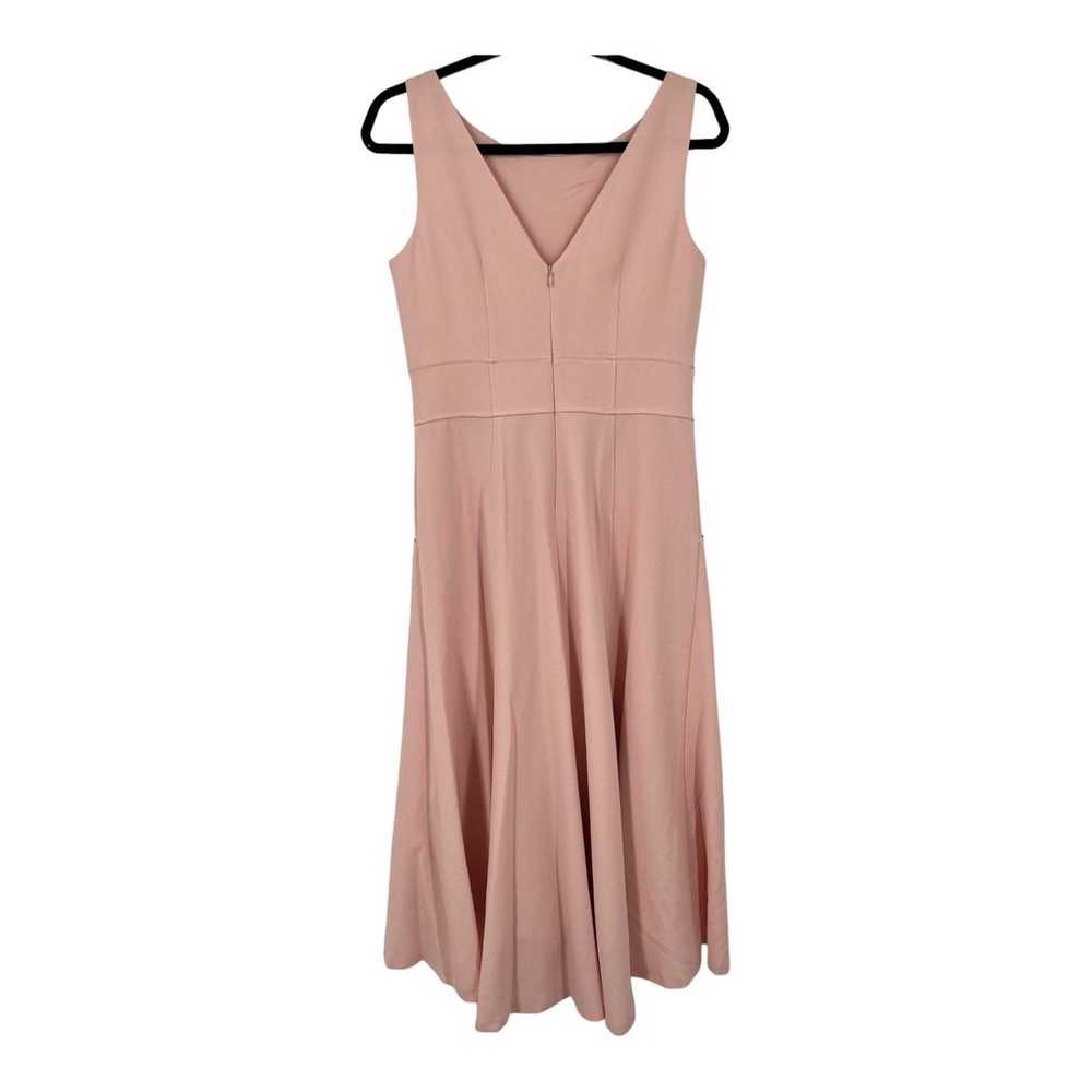 Eliza J Dress Bateau neck fit & flare pink size 8 - image 5