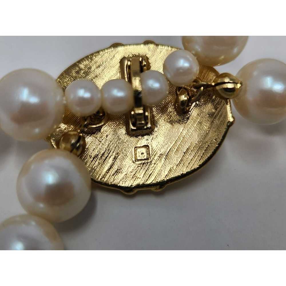 Avon Capitol Style Double Strand Faux Pearl Neckl… - image 8