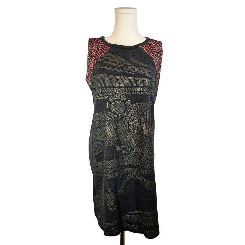 Custo Barcelona Newest Foil Art Mini Sleeveless D… - image 1