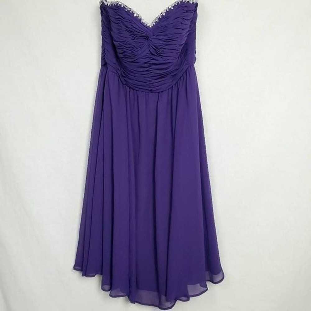 Morilee by Madeline Gardner Size 18 Grape Sweethe… - image 2