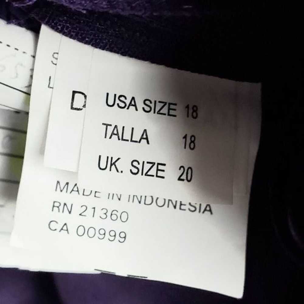 Morilee by Madeline Gardner Size 18 Grape Sweethe… - image 8