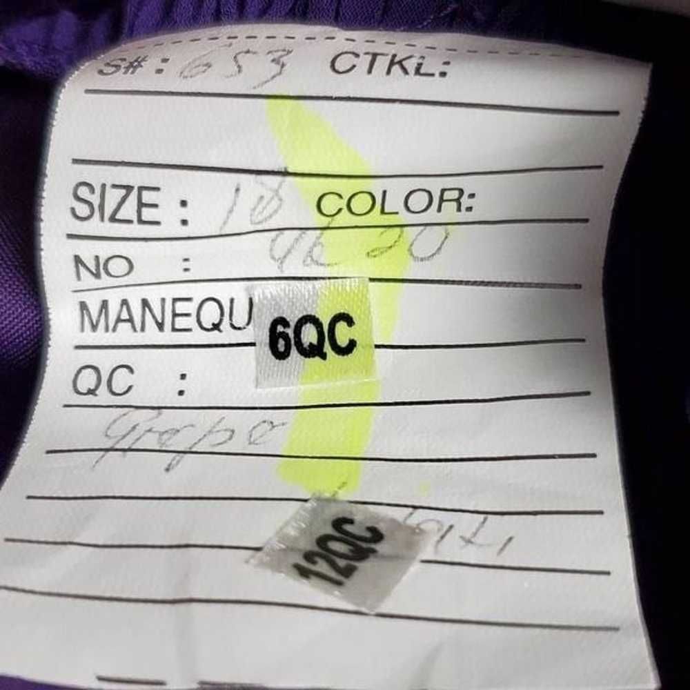 Morilee by Madeline Gardner Size 18 Grape Sweethe… - image 9