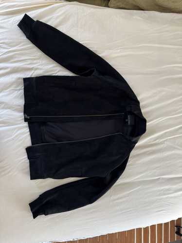 Banana Republic Vegan Suede Bomber Jacket