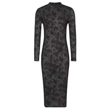 Reiss Rubik Abstract Print Charcoal & Black Mockn… - image 1