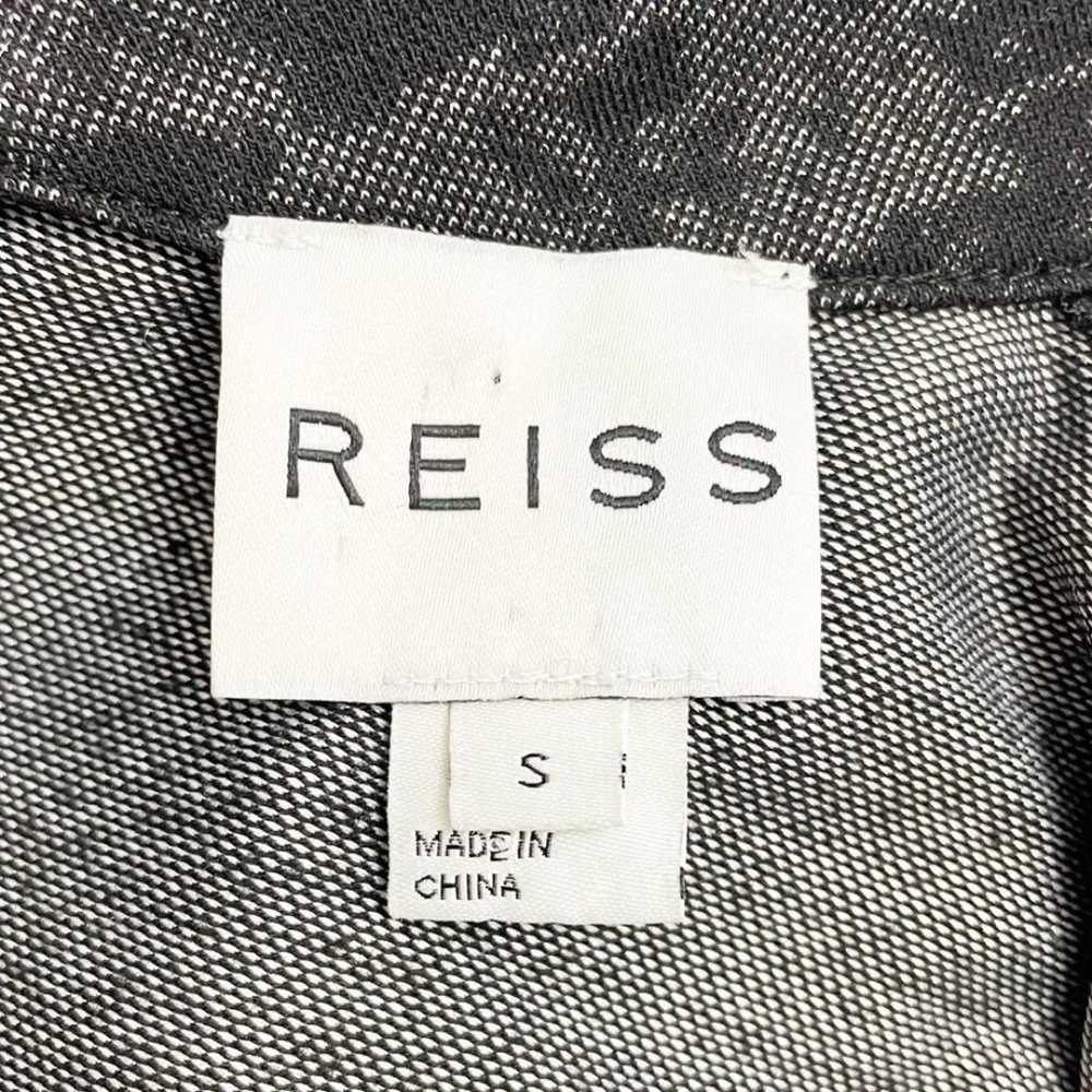 Reiss Rubik Abstract Print Charcoal & Black Mockn… - image 8