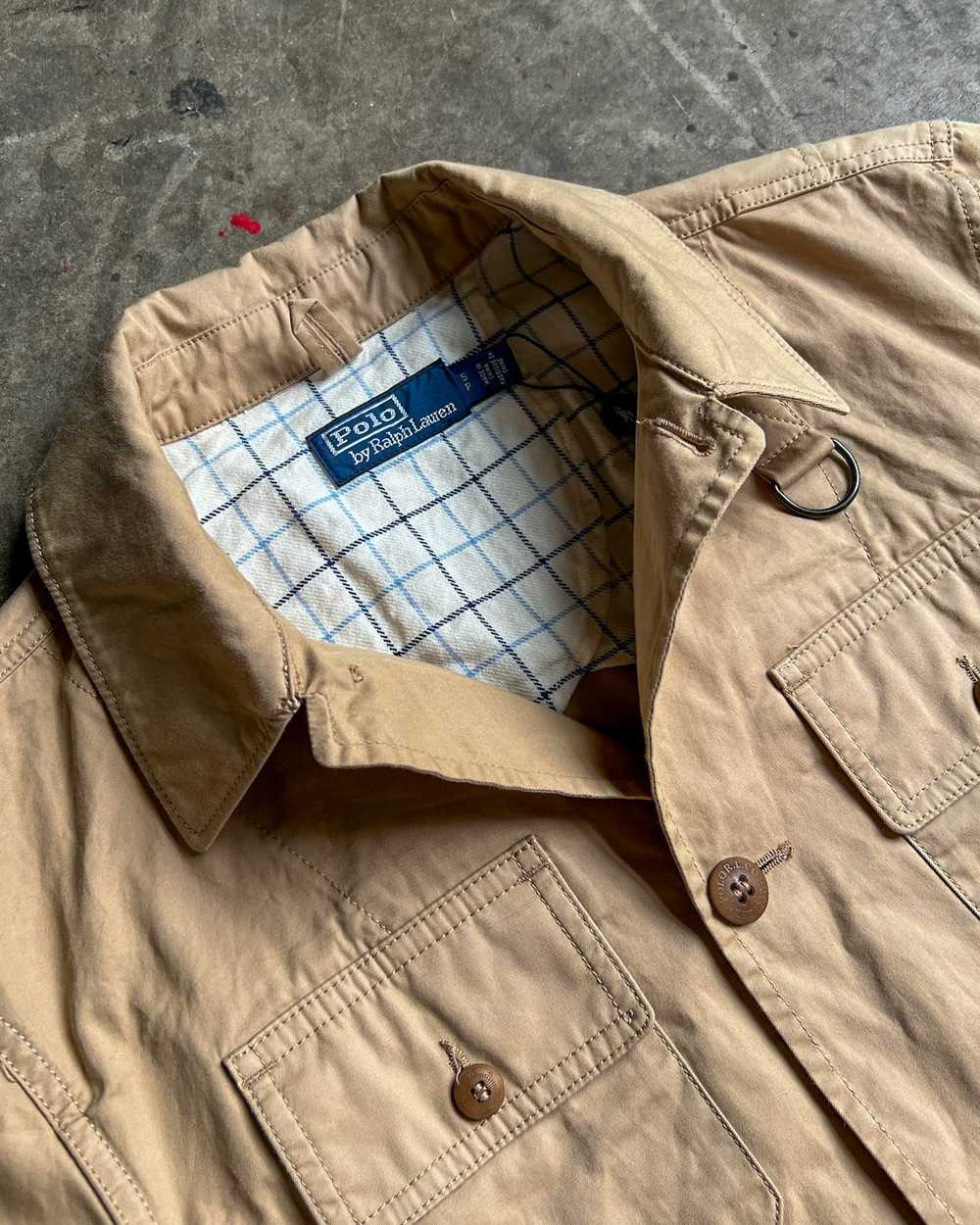 Small Polo Ralph Lauren Khaki Button Shirt - image 2