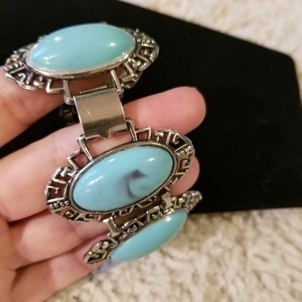 KARU Acre Vintage Faux Turquoise Bracelet - image 5