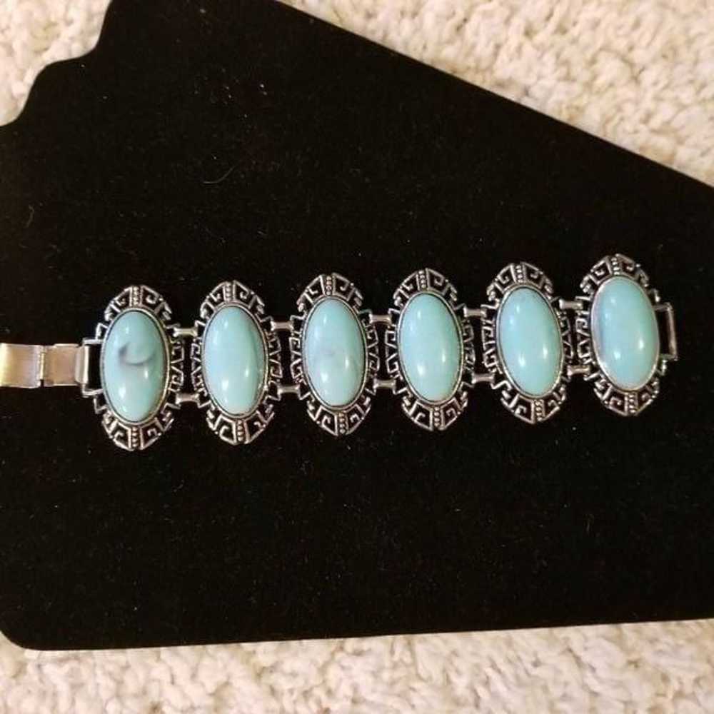 KARU Acre Vintage Faux Turquoise Bracelet - image 7