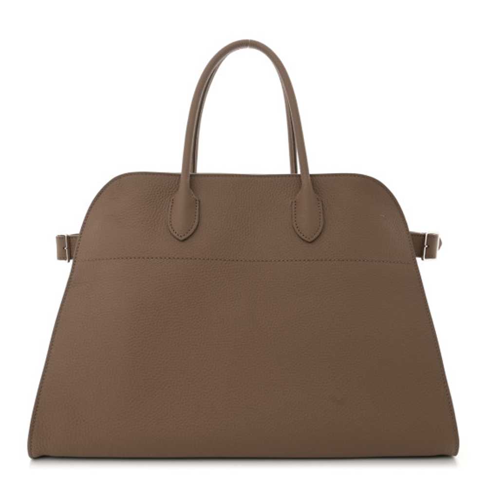 THE ROW Matte Grained Calfskin Soft Margaux 15 Ta… - image 1