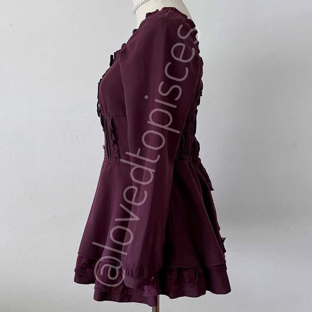 Axes Femme Gothic Milkmaid Babydoll Mini Dress - image 3