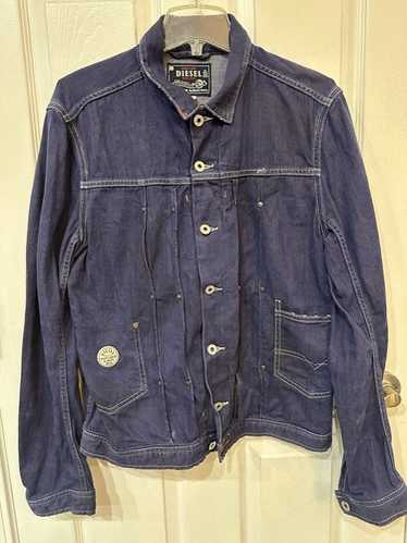 Vintage denim jacket diesel distressed - Gem