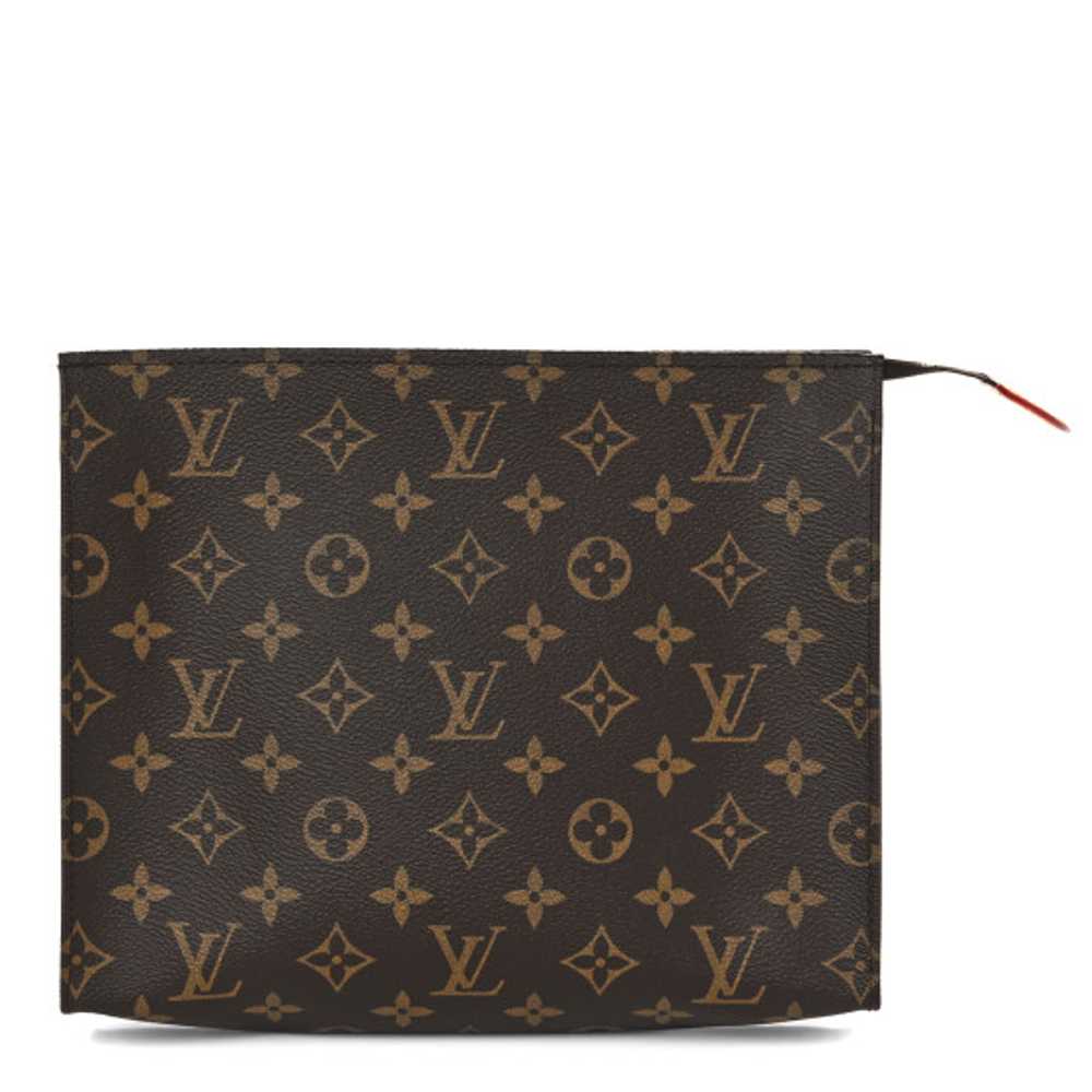 LOUIS VUITTON Monogram Trio Large Toilet Pouch 26… - image 1