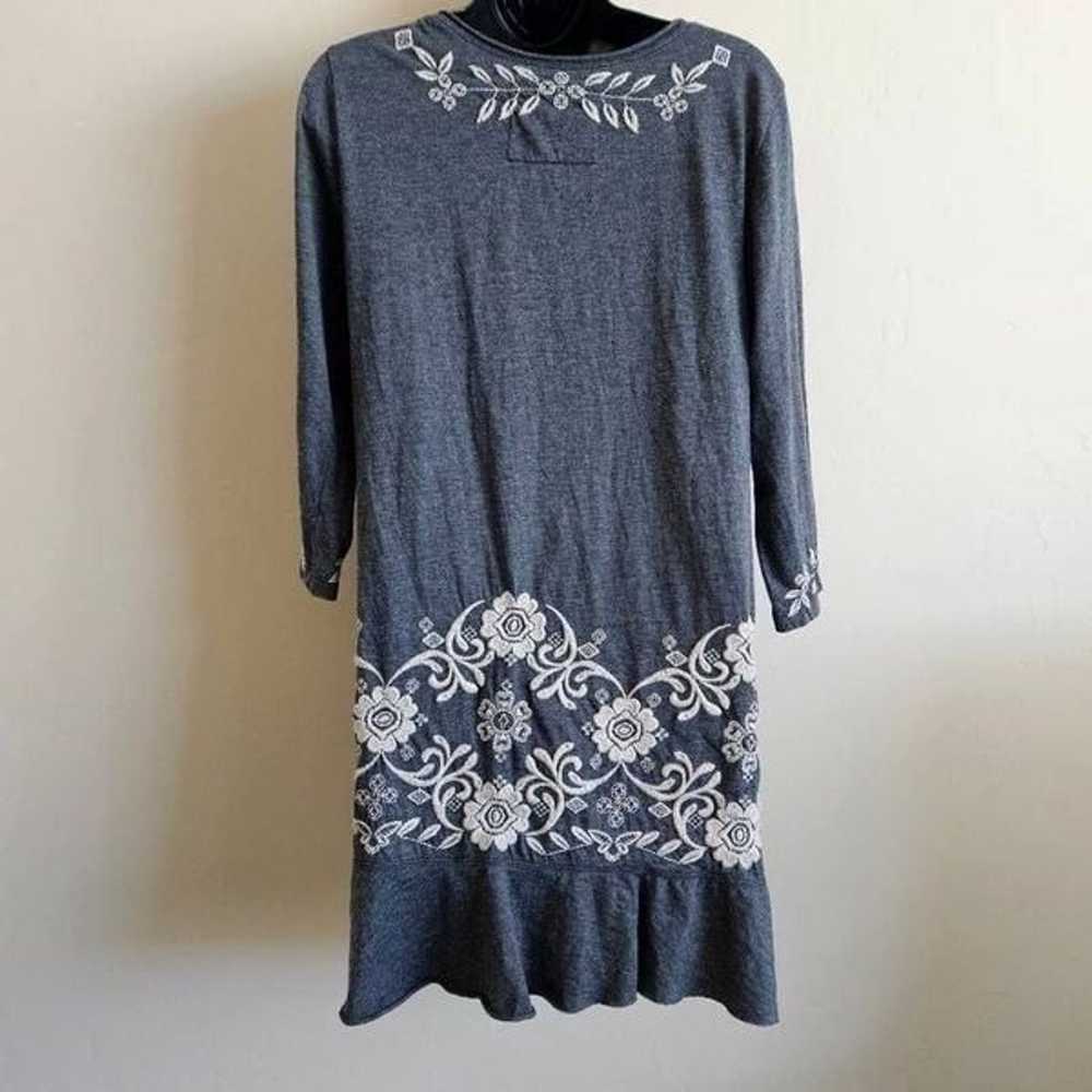 Johnny Was Embroidered Long Sleeve Dress - image 9