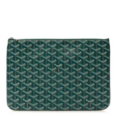 GOYARD Goyardine Senat Pochette MM Green