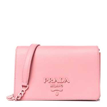 PRADA Saffiano Lux Crossbody Bag Petalo