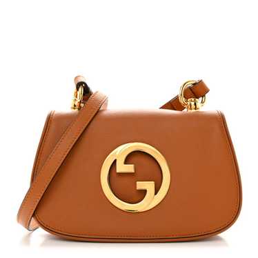 GUCCI Roxy Calfskin Web Mini Blondie Shoulder Bag 