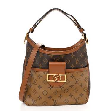 LOUIS VUITTON Reverse Monogram Dauphine Hobo PM