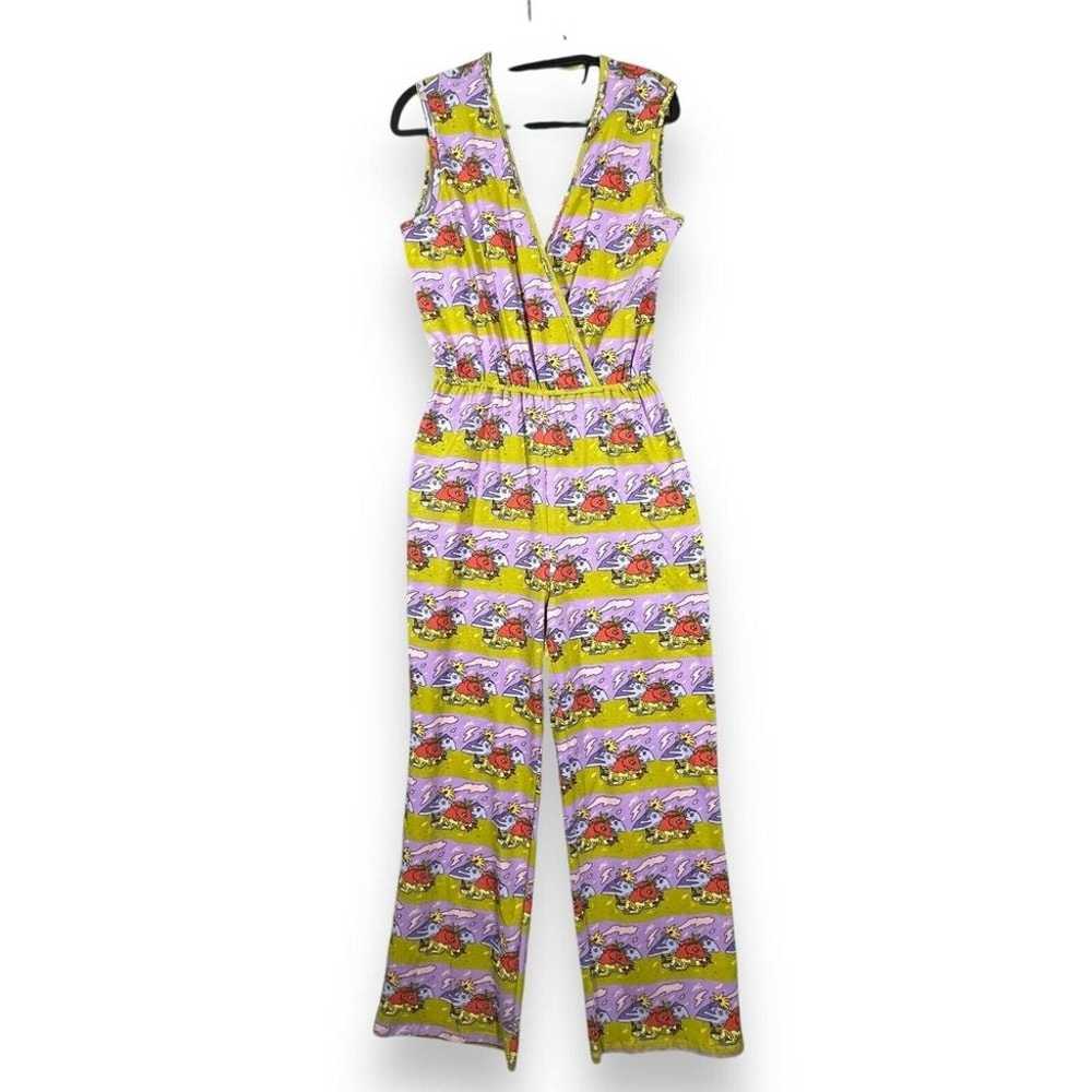 Nooworks Sunny Suit Jumpsuit Womens Small Multico… - image 1