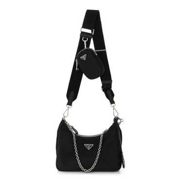 PRADA Nylon Re-Edition 2005 Shoulder Bag Black