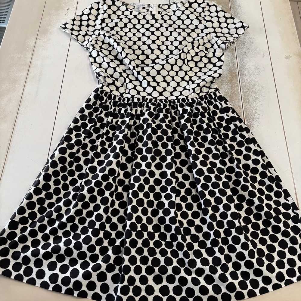 Oscar de la Renta polka dot dress - image 1