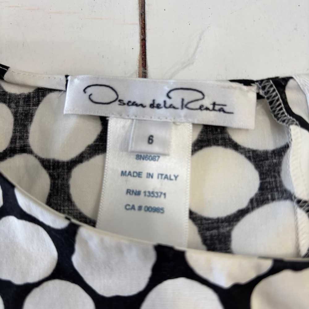 Oscar de la Renta polka dot dress - image 3