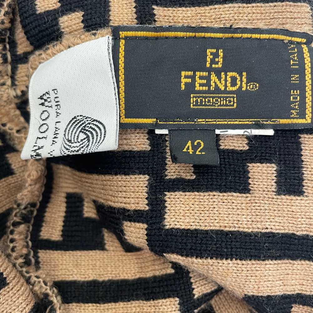 FENDI/Beanie/Brown/Acrylic/All Over Print/ - image 3