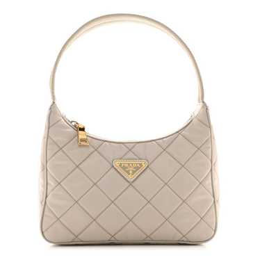 PRADA Tessuto Nylon Impuntu Quilted Shoulder Bag P