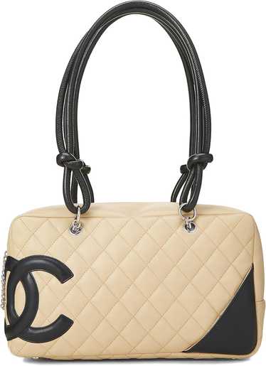 Pre-Loved Chanel Beige Calfskin Cambon Ligne Bowle