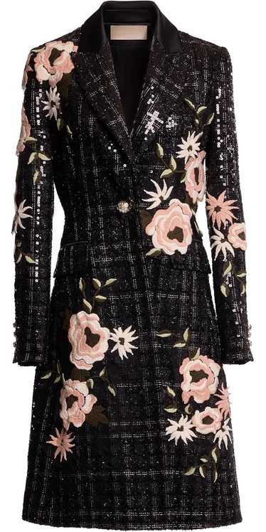 Elli Saab Embroidered Tweed Coat - paid link