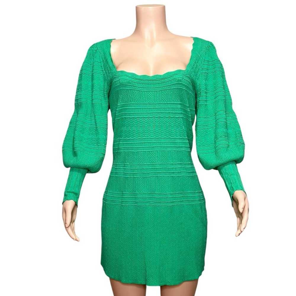 SÉZANE Hallie Knit Dress, Green, XL - image 4