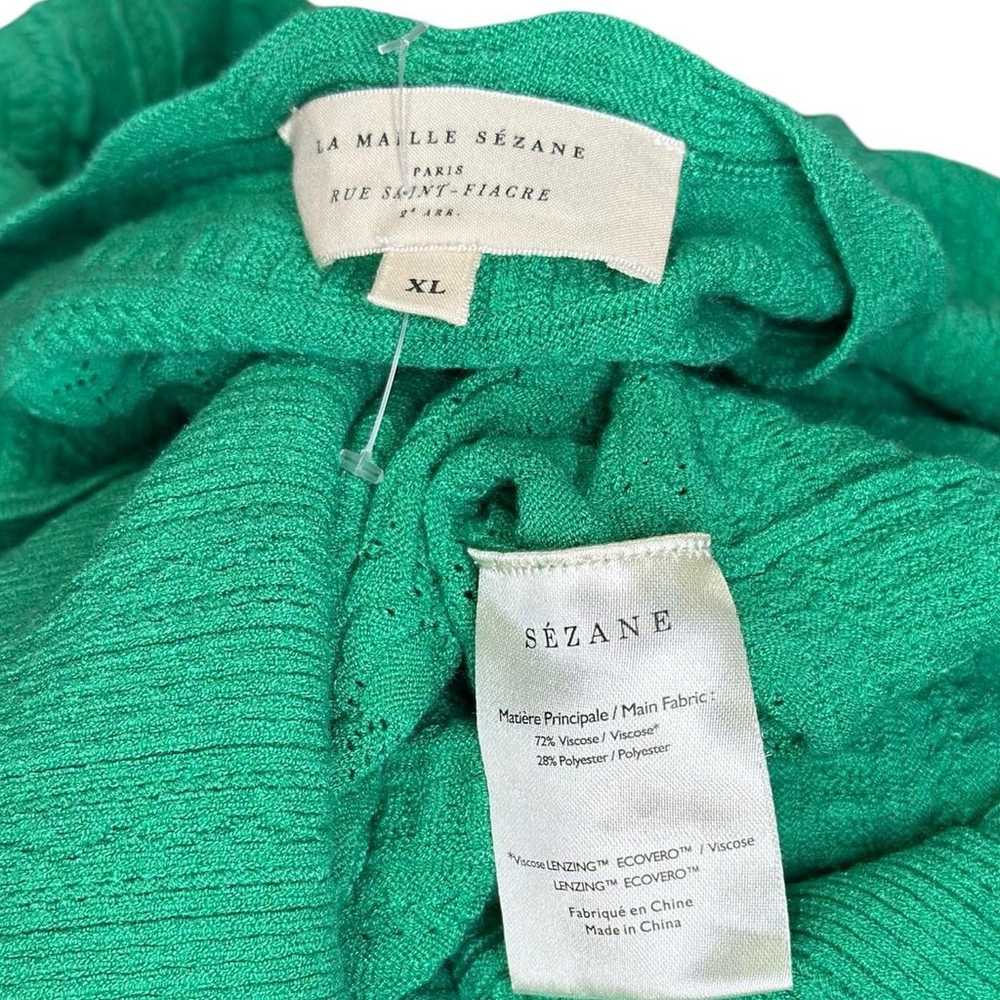 SÉZANE Hallie Knit Dress, Green, XL - image 9